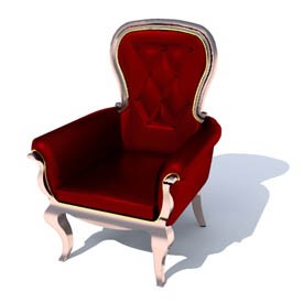 KARE Chesterfield Chair 3D Object | FREE Artlantis Objects Download